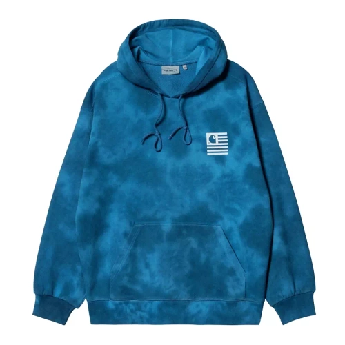 Carhartt WIP sweatshirt Hooded Chromo Sweat white / amalfi chromo