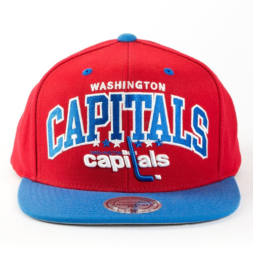 Czapka z daszkiem Mitchell and Ness snapback Team Arch Washington Capitals red / blue
