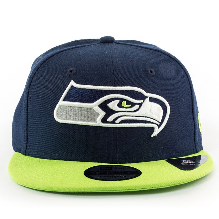 Czapka z daszkiem New Era snapback Seattle Seahawks NFL Team 9fifty navy
