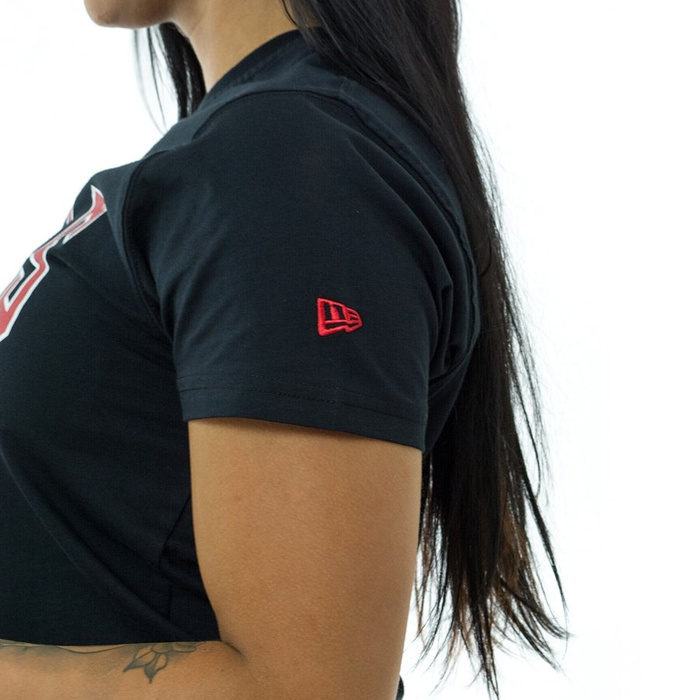 Koszulka damska New Era t-shirt Team Logo Chicago Bulls black
