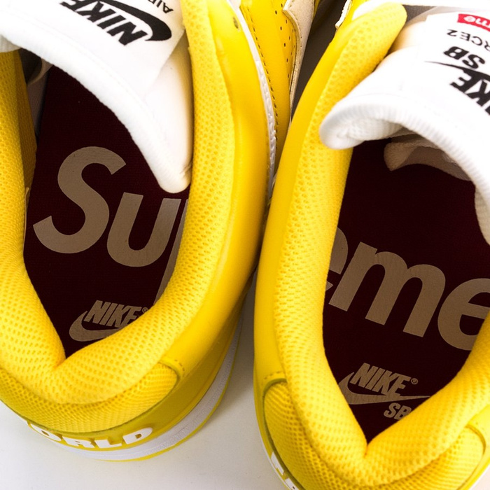 Buty męskie Supreme x Nike SB AF2 Air Force 2 maize yellow (AA0871-717)