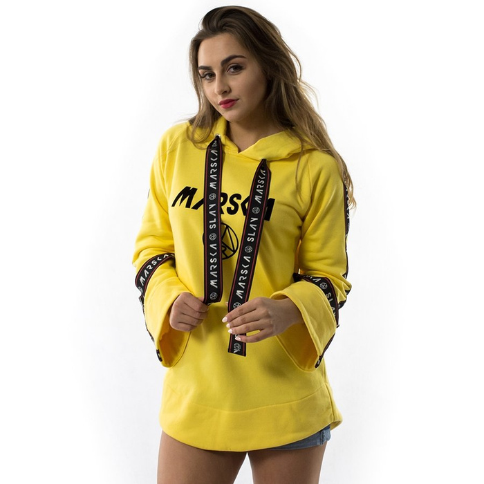 Bluza damska Marska Mr Yellow Hoodie Tape yellow