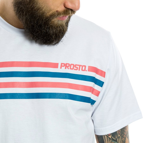 Koszulka męska Prosto Klasyk t-shirt Plane white