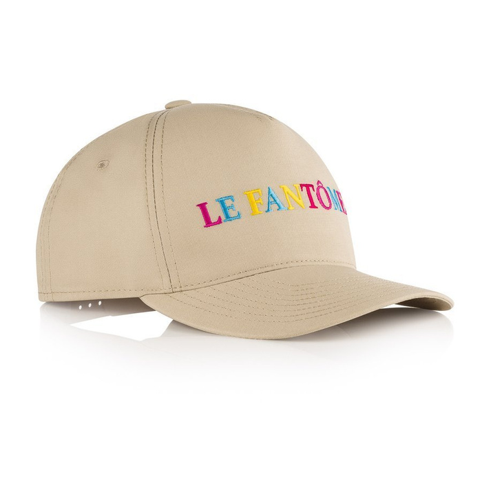 Le Fantome snapback Color Scipt ecru