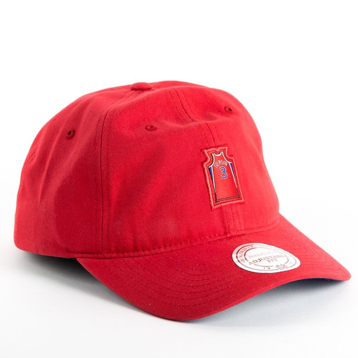 Czapka Mitchell and Ness strapback Small Jersey Philadelphia 76ers Allen Iverson red
