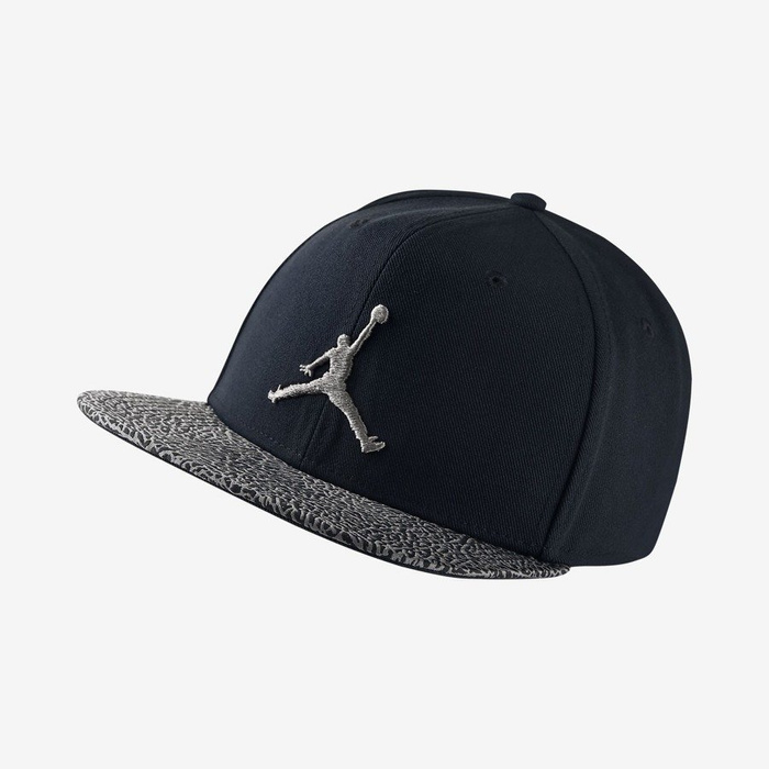 Czapka z daszkiem Air Jordan snapback Elephant Print black / grey (834891-010)