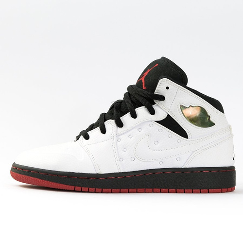 Buty do koszykówki Air Jordan 1 Retro 97 GS white / black - gym red (555075-101) TM