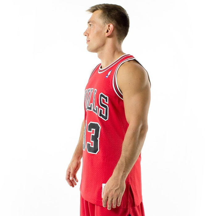 Mitchell and Ness Swingman Jersey HWC Chicago Bulls Scottie Pippen 1997-98 red