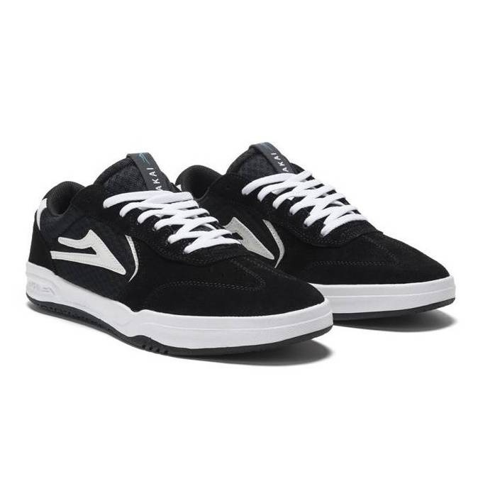 Buty męskie skate Atlantic black / white suede (MS2200082B00)