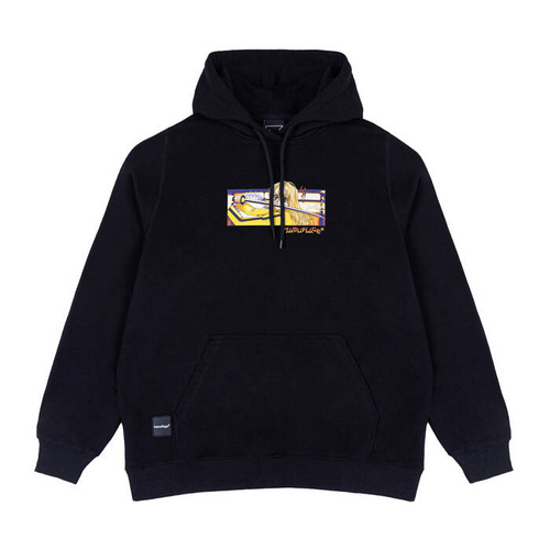 Kamuflage sweatshirt hoody The Bridge black