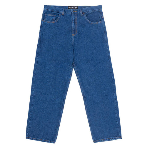 Kamuflage* spodnie unisex Baggy Jeans Biggie dark blue 