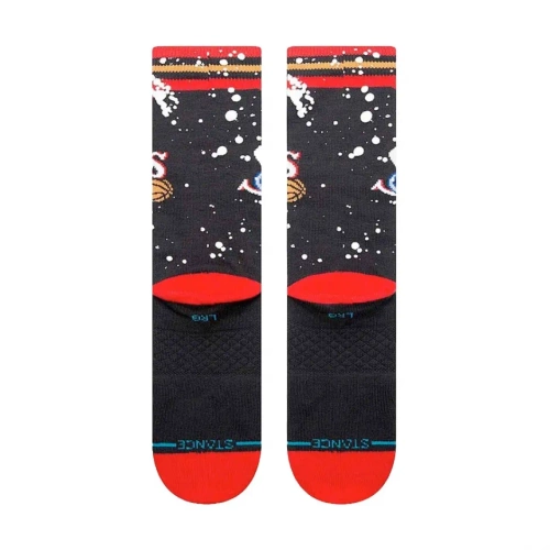 Stance skarpety koszykarskie Overspray NBA Philadelphia 76ers black