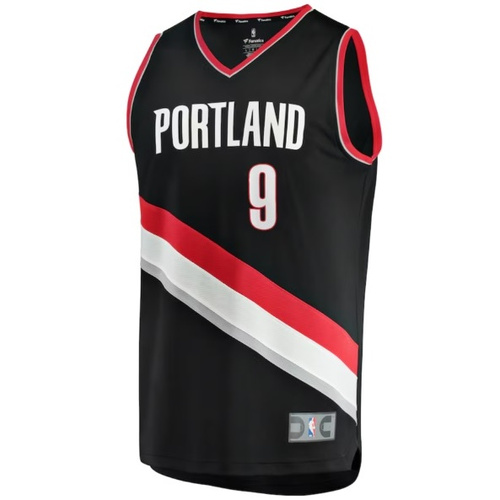 Fanatics Replica Jersey NBA Icon Edition Portland Trail Blazers Nassir Little black
