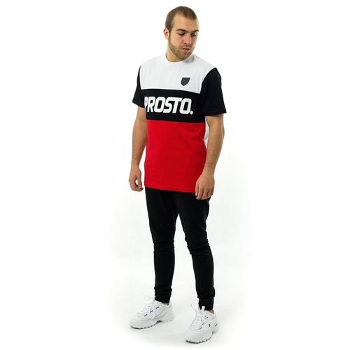 Koszulka męska Prosto Klasyk t-shirt Reyal white / red / black