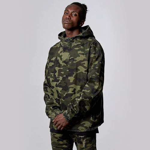 Cayler and Sons CSBL jacket Denim Half Zip Washed Woodland