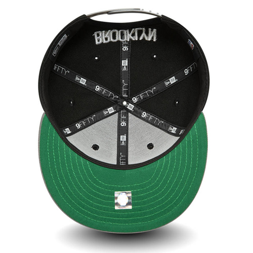 New Era snapbacK 9FIFTY NBA Wordmark Brooklyn Nets black / grey