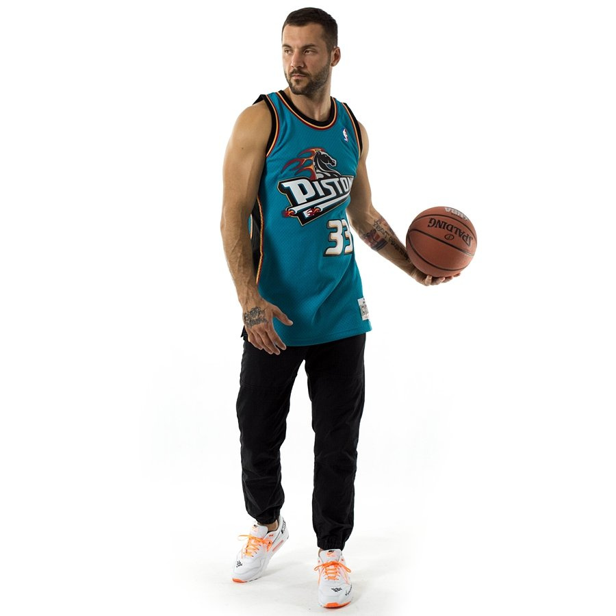 Mitchell and Ness swingman jersey Detroit Pistons Grant Hill 1998