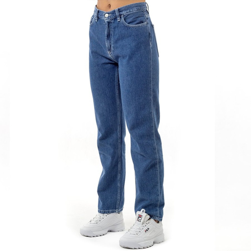 Carhartt WIP spodnie jeansowe damskie W' Mita Pant Maverick blue stone washed 