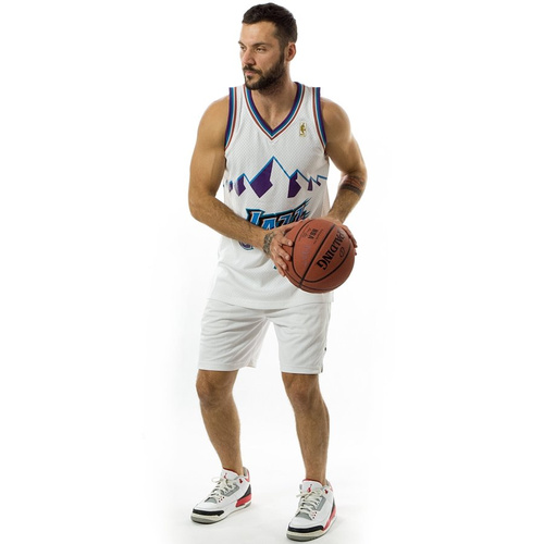 Koszulka męska Mitchell and Ness swingman jersey Utah Jazz John Stockton 1996-97 white