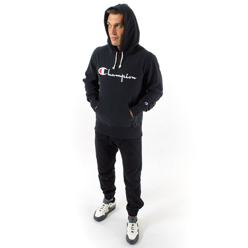 Champion sweatshirt hoody Reverse Weave Emb. Script Logo black (215210/KK001)
