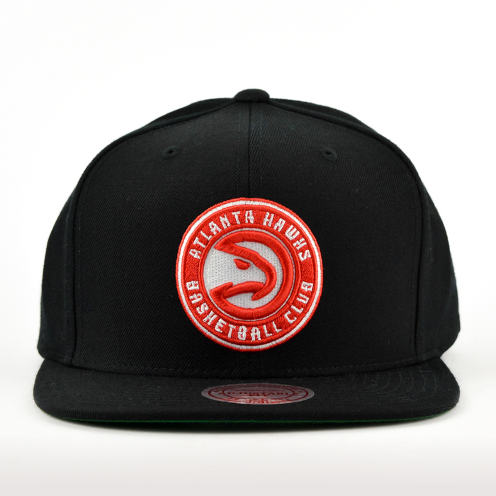 Czapka z daszkiem Mitchell and Ness snapback Solid Team Colour SB Atlanta Hawks black