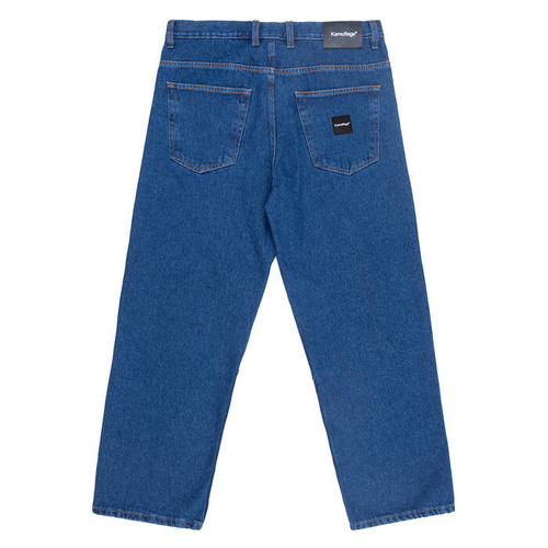 Kamuflage* spodnie unisex Baggy Jeans Biggie dark blue 
