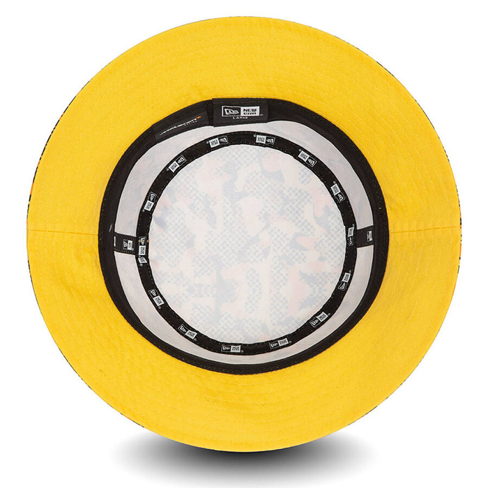 New Era Camo McLaren Racing Bucket Hat yellow
