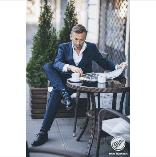 Skarpety Many Mornings socks Folk Kashubia multicolor