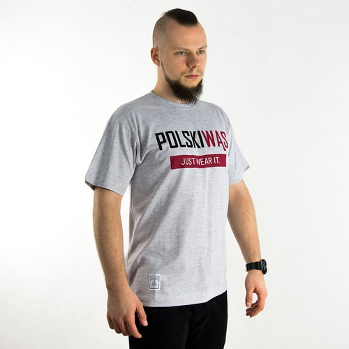 Polski Wąs t-shirt Just grey
