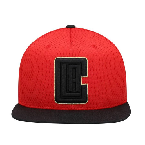 Mitchell and Ness snapback NBA Red Gold Block Los Angeles Clippers red / black