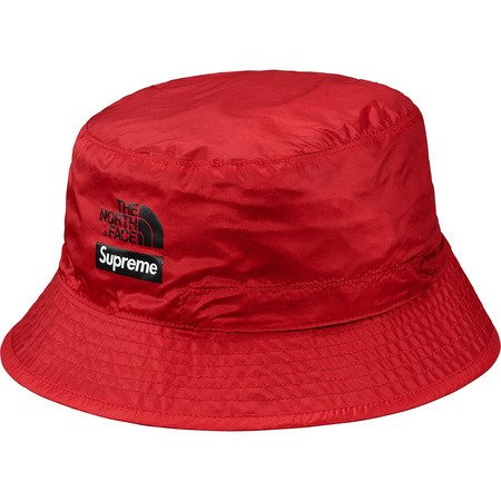 Supreme The North Face bucket hat Snakerskin Packable Reversible Crusher green / red