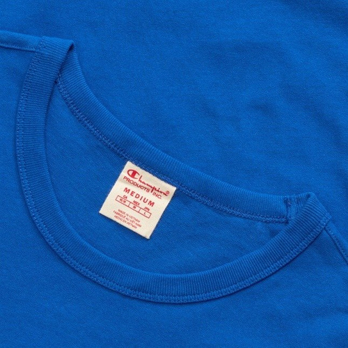 Champion t-shirt Reverse Weave Embroidered Script Logo Tee royal (210972/S19/BS008)