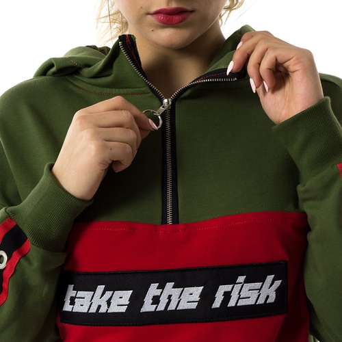 Bluza damska Marska hoody Take The Risk khaki