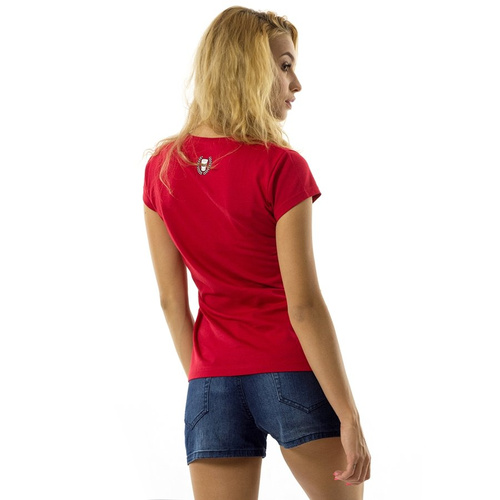 MAT Wear koszulka damska WMNS Logo Shadow red