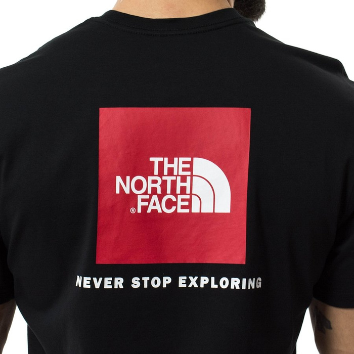 Koszulka męska The North Face T-shirt Red Box Tee black (NF0A2TX2JK3)
