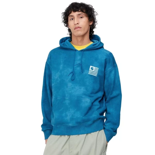 Carhartt WIP sweatshirt Hooded Chromo Sweat white / amalfi chromo