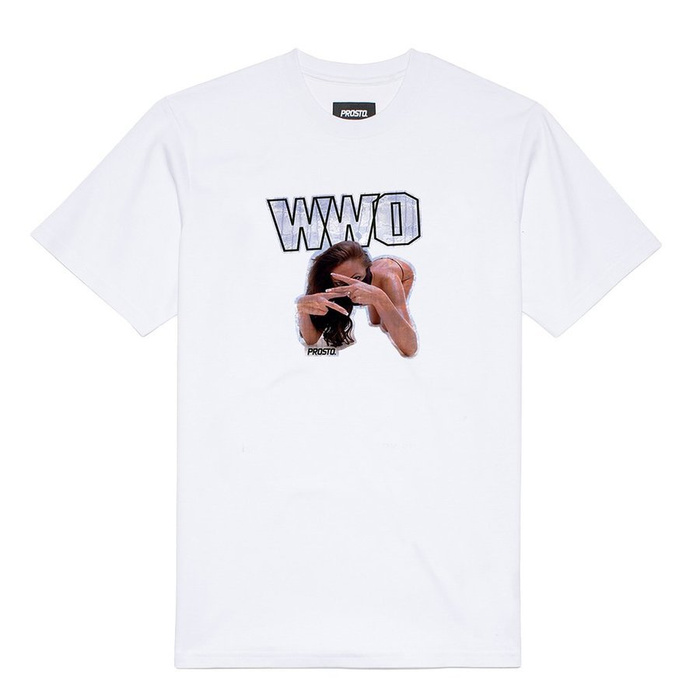 Koszulka męska Prosto Klasyk t-shirt WWO white