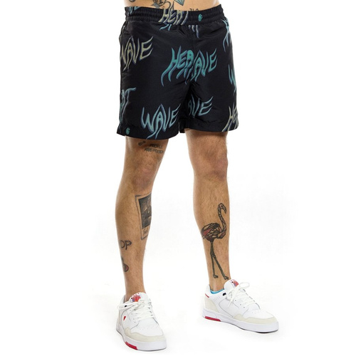 Carhartt WIP Krótkie spodnie Drift Swim Heat Wave print black