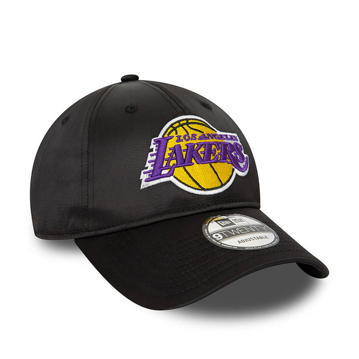 New Era czapka z daszkiem 29TWENTY Strapback Satin Los Angeles Lakers black