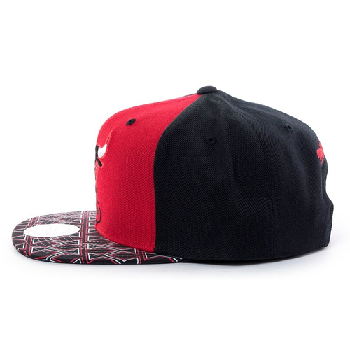 Mitchell and Ness snapback Team Sublimated Chicago Bulls black / red