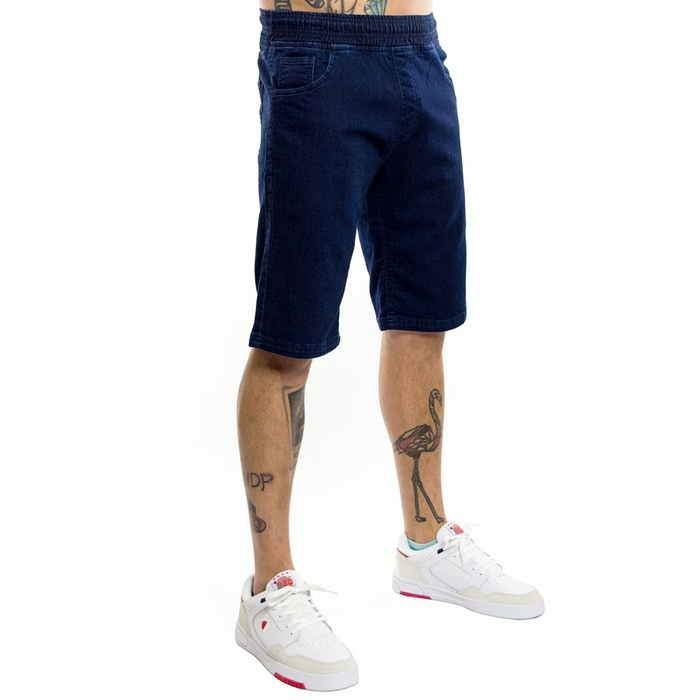 Krótkie spodnie jeansowe Prosto Klasyk shorts Surog dark blue 