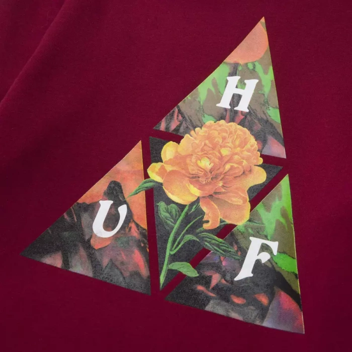 HUF sweatshirt hoody New Dawn Triple Triangle bloodstone