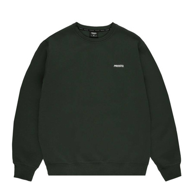 Prosto Klasyk bluza męska Crewneck Base dark green