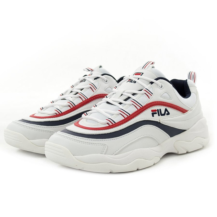 Buty męskie Fila Ray Low white / navy (1010561.150)