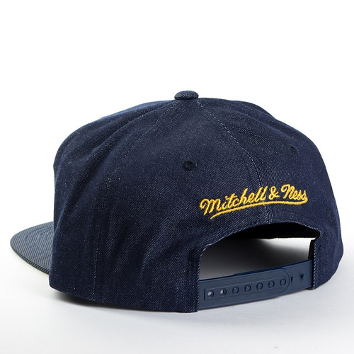 Mitchell and Ness snapback Raw Denim Golden State Warriors denim