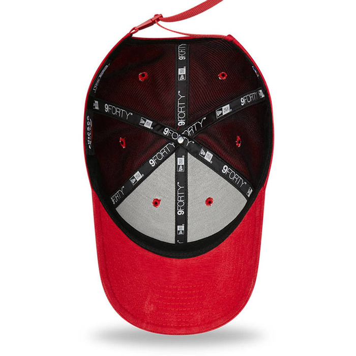 New Era strapback 9FORTY Split Logo Chicago Bulls red