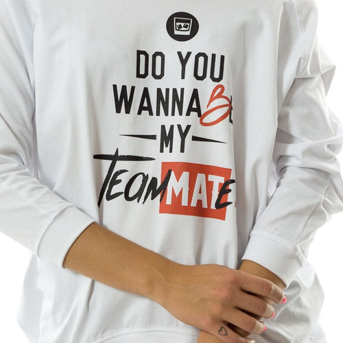 MAT Wear koszulka damska WMNS Oversize Tee TeamMATe white
