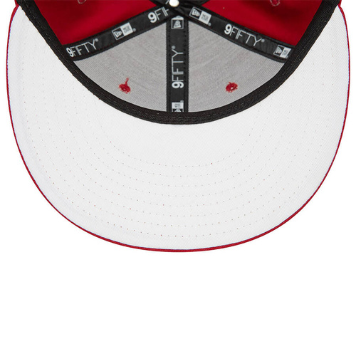 New Era snapback 9FIFTY NBA Rear Logo Miami Heart dark red