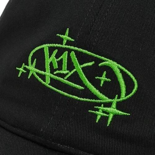K1X Snapback Logo Badge black-green