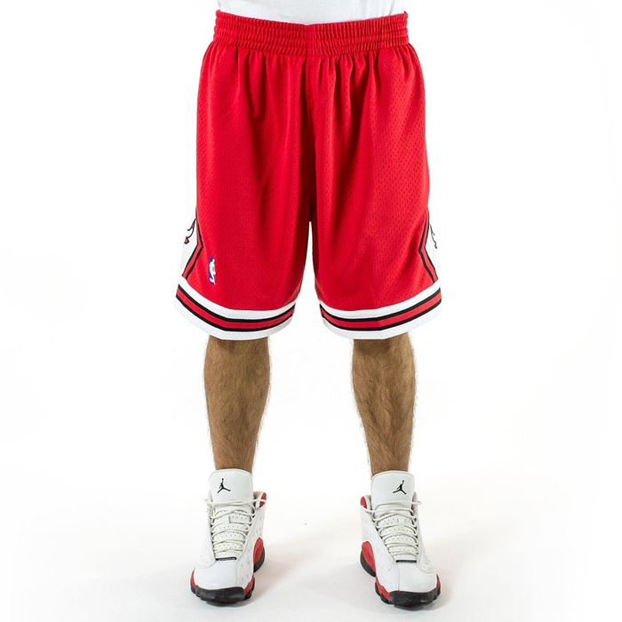 Mitchell and Ness Swingman Shorts Chicago Bulls red